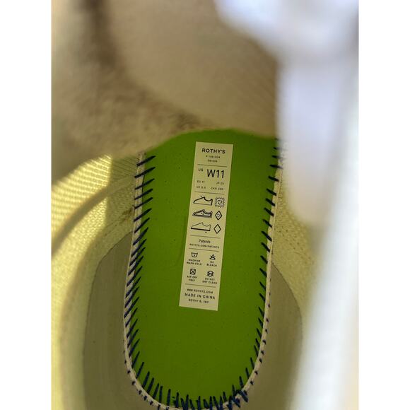 Rothy's Women's The High Top Sneaker in Sand Dune Size 11 NEW CreamTan - Picture 11 of 11